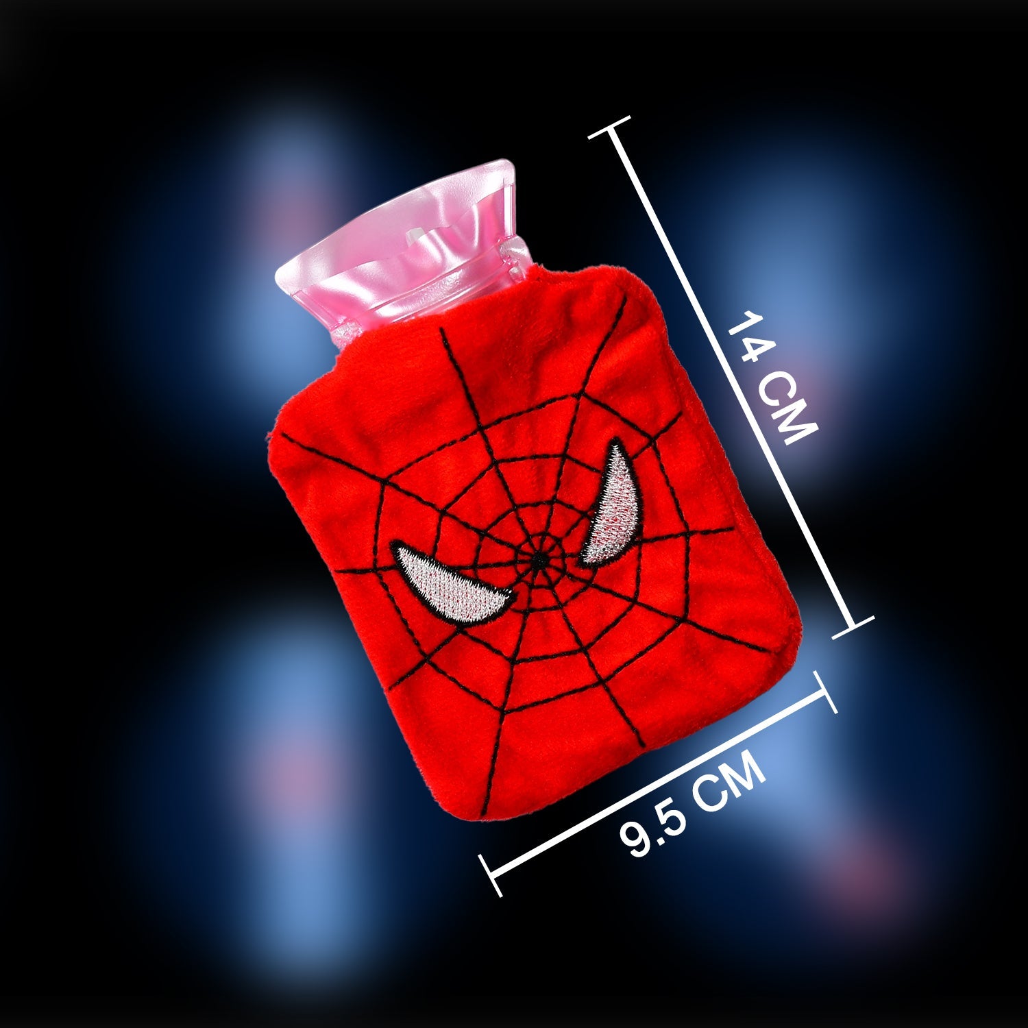 6508 Spiderman small Hot Water Bag with Cover for Pain Relief, Neck, Shoulder Pain and Hand, Feet Warmer, Menstrual Cramps. DeoDap 6508 Spiderman small Hot Water Bag with Cover for Pain Relief, Neck, Shoulder Pain and Hand, Feet Warmer, Menstrual Cramps. DeoDap